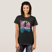 アテナギリシャの知恵と戦争の女神 Tシャツ (正面フル)