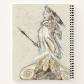 アテナノートブック – ギリシャクラシック彫刻アート ノートブック (裏面)