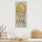 アテナパルテノスの頭とペンダント ポスター (キッチン)