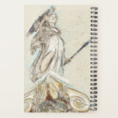 アテナ像のスケッチプランナー – 古代ギリシャ プランナー手帳 (裏面)