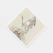 アテナ像のスケッチ スタンダードランチョンナプキン (角)