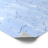 アテナ像の水彩画 ポスター (角)