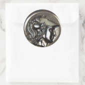 アテナ1ステッカー ラウンドシール (バッグ)