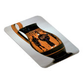 アテナ・アペティを描いた屋根裏の黒姿ロープ マグネット (右側)