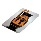 アテナ・アペティを描いた屋根裏の黒姿ロープ マグネット (左側)