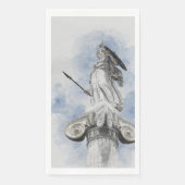 アテナ ギリシャ彫刻 ゲストタオル | エレガント (正面)