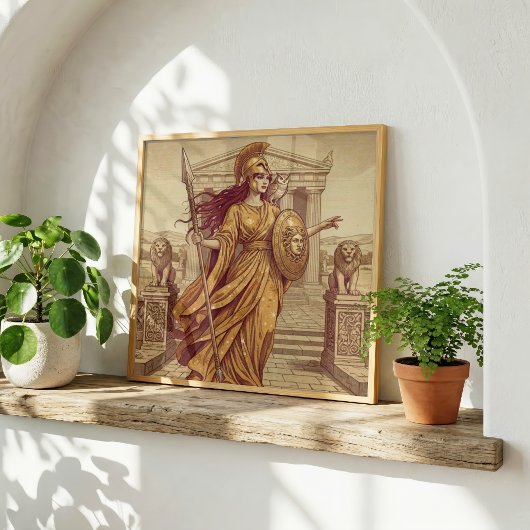 アテナ ギリシャ神話 ポスター