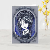 『アテナ』ゴシックタトゥー・フェアリーアートカード カード (黄色い花)