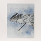 アテナ・ジグソー像のスケッチパズル – 神話 ジグソーパズル (縦)