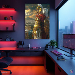 アテナ、知恵と戦争の女神 – ガーディアン ポスター