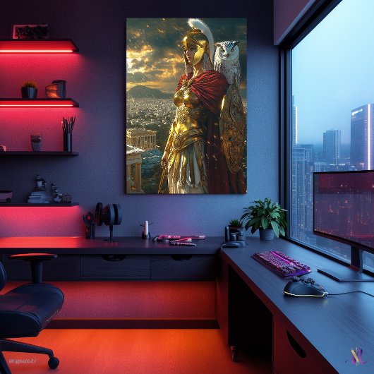 アテナ、知恵と戦争の女神 – ガーディアン ポスター