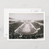 アテネで最初の公式オリンピックの景色 ポストカード (正面/裏面)