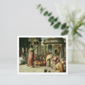 アテネで聖パウロの説教(聖書用の漫画) ポストカード (スタンド正面)