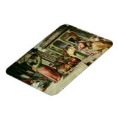 アテネで聖パウロの説教（聖書用の漫画） マグネット (左側)