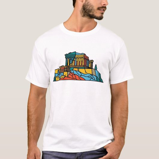 アテネのアクロポリス Tシャツ (正面)