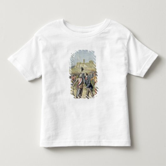 アテネのオリンピック大会 トドラーTシャツ (正面)