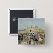 アテネのオリンピック大会 缶バッジ (正面&裏面)