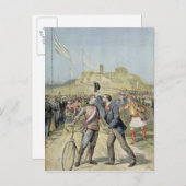 アテネのオリンピック ポストカード (正面/裏面)