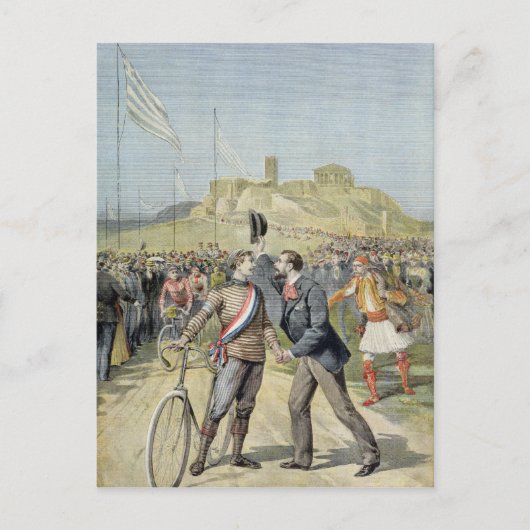 アテネのオリンピック ポストカード (正面)