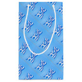 アテネのギリシャの旗 スモールペーパーバッグ (裏面)