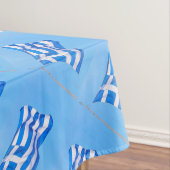 アテネのギリシャの旗 テーブルクロス (インサイチュ)