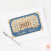 アテネのシール 長方形シール (封筒)