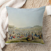 アテネのパブのフェスティバル。 J. Rodwell著、1830年(水 クッション (ブランケット)