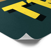 アテネのヴィンテージ旅行ポスター ポスター (角)