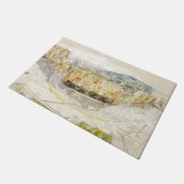 アテネの古代シアターGreece Doormat -ヴィンテージ ドアマット (アングル)