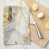 アテネの古代劇場ギリシャのキッチンタオル キッチンタオル (四つ折り)