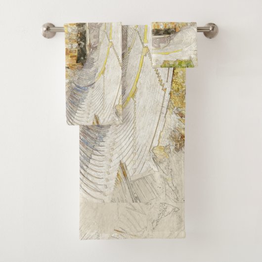 アテネの古代劇場ギリシャのバスタオルセット バスタオルセット (インサイチュ)