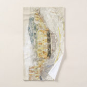 アテネの古代劇場ギリシャのバスタオルセット バスタオルセット (ハンドタオル)