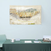 アテネの古代劇場ギリシャのバナー – 旅行 横断幕 (トレードショー)