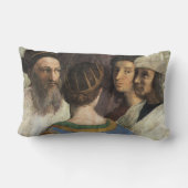 アテネの学校バイラファエル,ヴィンテージルネッサンス ランバークッション (裏面)