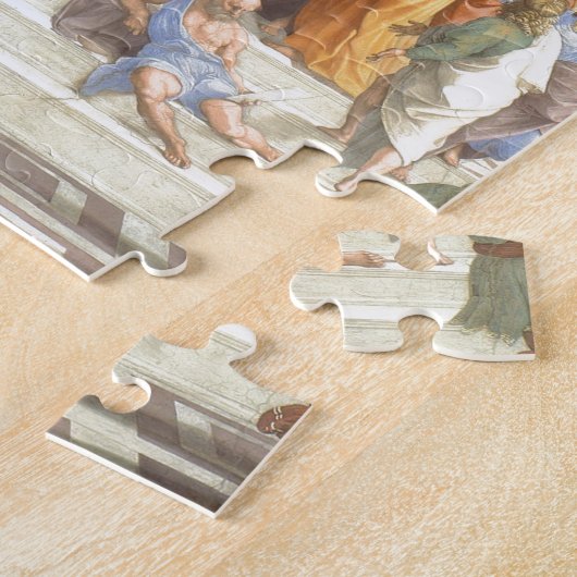 アテネの学校 ジグソーパズル (側面)