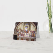 アテネの学校，スタンザデッラ・セグナチュラから サンキューカード (正面)