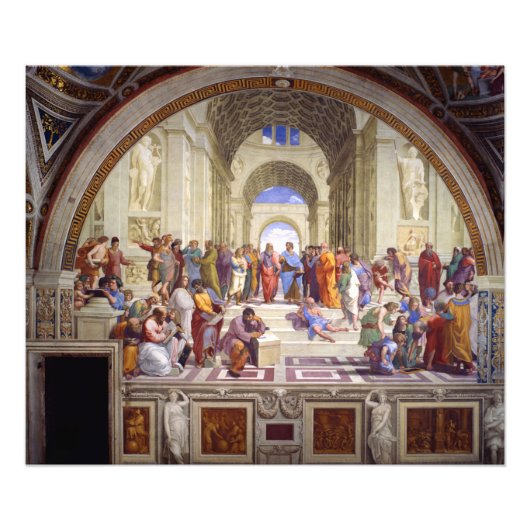 アテネの学校，スタンザデッラ・セグナチュラから フォトプリント            (正面)