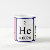 アテネの定期テーブル名mag コーヒーマグカップ (中央)