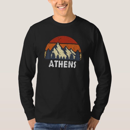 アテネの市古代ギリシャ古代ギリシャの都市 Tシャツ (正面)