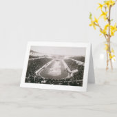 アテネの最初の公式のオリンピック大会の眺め カード (黄色い花)