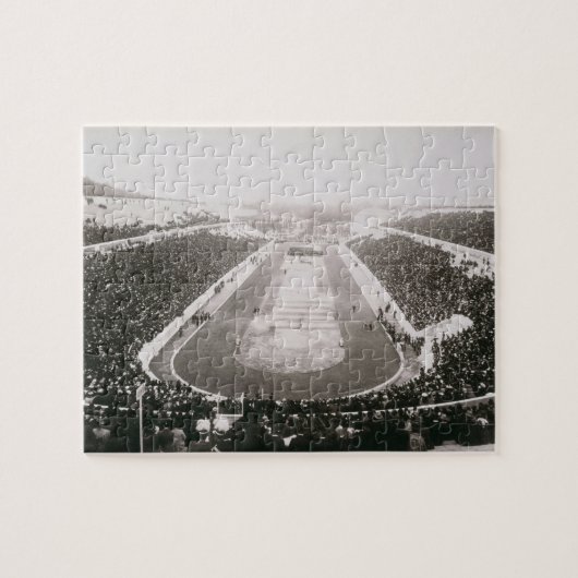 アテネの最初の公式のオリンピック大会の眺め ジグソーパズル (横)