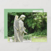 アテネの聖マリア教会の墓地 – アイルランド ポストカード (正面/裏面)