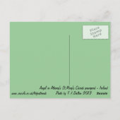 アテネの聖マリア教会の墓地 – アイルランド ポストカード (裏面)