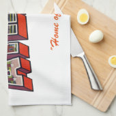 アテネオハイオ州 キッチンタオル (四つ折り)