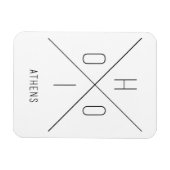 アテネオハイオ磁石 マグネット (横)