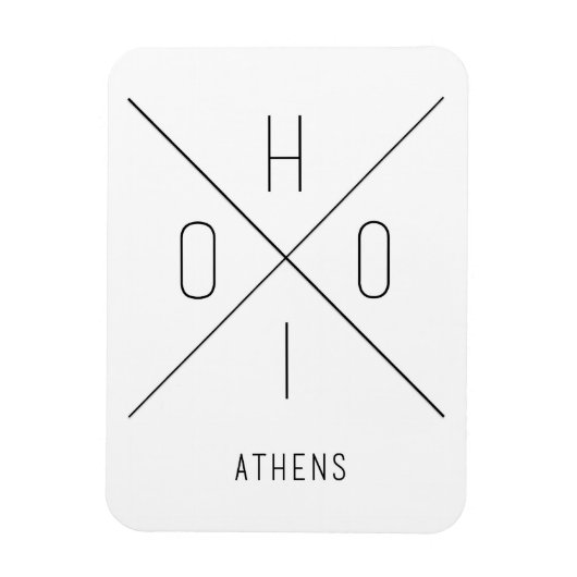 アテネオハイオ磁石 マグネット (縦)