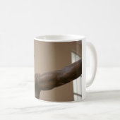 アテネギリシャのゼウスの青銅色の彫像 コーヒーマグカップ (正面右)