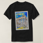 アテネギリシャのビジターギリシャの恋人パルテノン寺院 Tシャツ (デザイン正面)