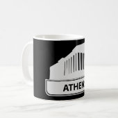 アテネギリシャのマグ コーヒーマグカップ (正面左)