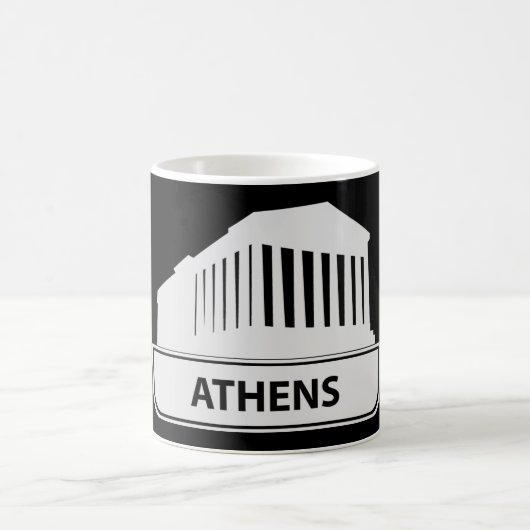 アテネギリシャのマグ コーヒーマグカップ (中央)